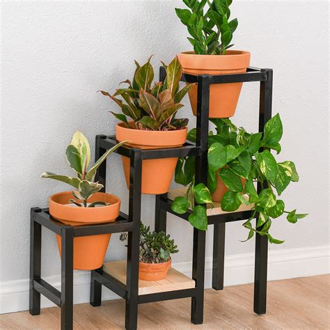 diy tiered metal plant stand